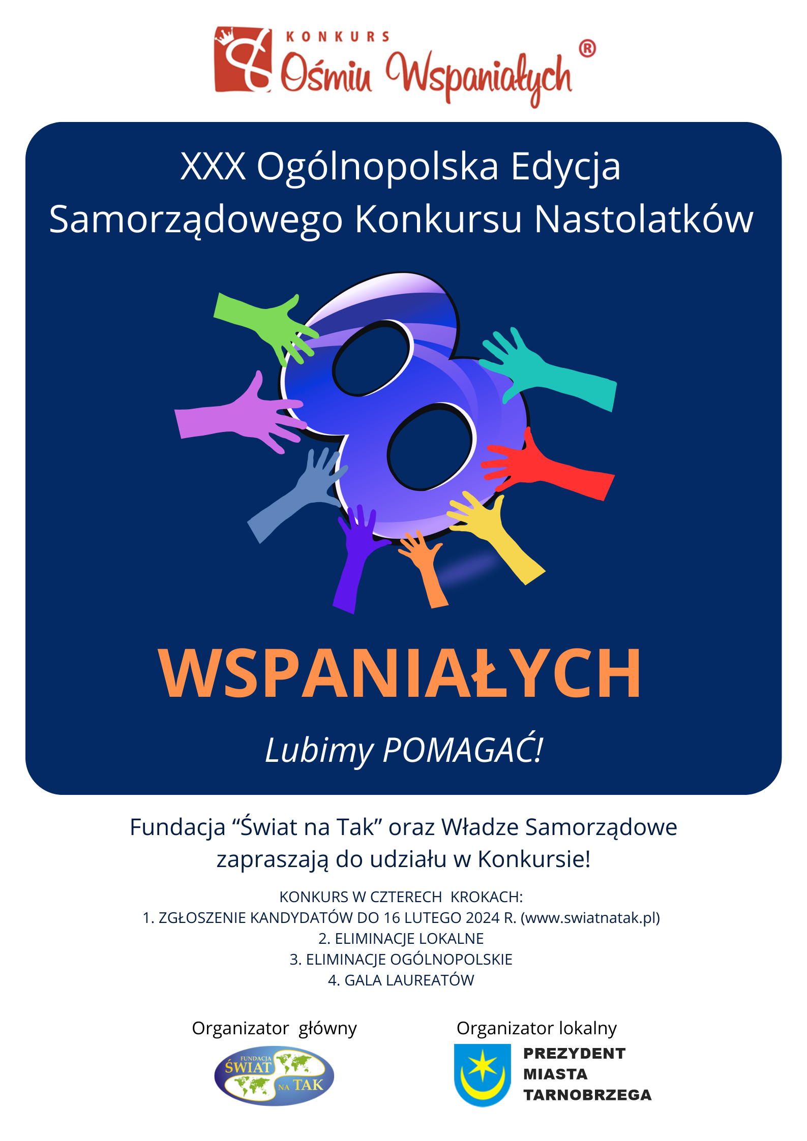 Zapraszamy do udziału w konkursie nastolatków „Ośmiu Wspaniałych”